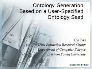 Ontology Generation Based on a UserSpecified Ontology Seed