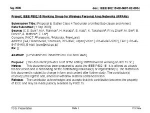 Sep 2008 doc IEEE 802 15 08 0607