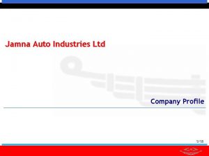 Jamna Auto Industries Ltd Company Profile 118 Sales