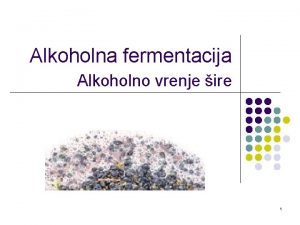 Alkoholna fermentacija Alkoholno vrenje ire 1 Alkoholna fermentacija