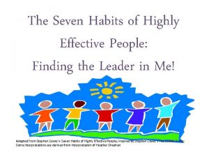 The Seven Habits of Highly Effective People Finding