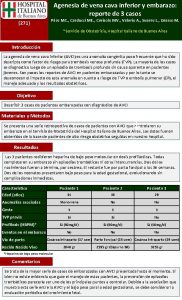 Agenesia de vena cava inferior y embarazo reporte