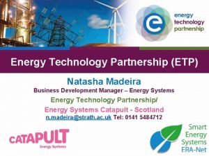 Energy technology partnership