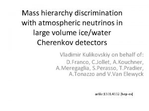 Mass hierarchy discrimination with atmospheric neutrinos in large