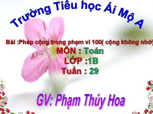 Bi Php cng trong phm vi 100 cng