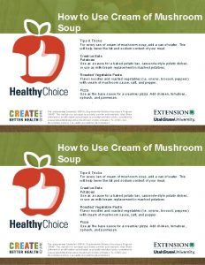 How to Use Cream of Mushroom Soup Tips
