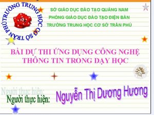 S GIO DC O TO QUNG NAM PHNG