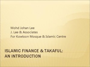 Mohd Johan Lee J Lee Associates For Kowloon