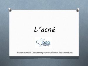 Lacn Passer en mode Diaporama pour visualisation des