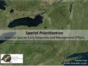 Spatial Prioritization Invasive Species Early Detection and Management