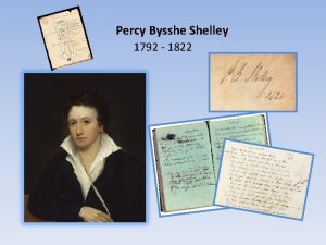 Percy Bysshe Shelley 1792 1822 Childhood and Adolescence