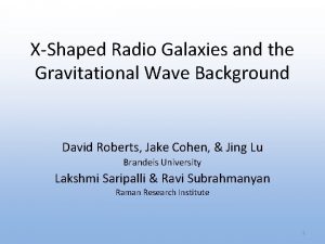 XShaped Radio Galaxies and the Gravitational Wave Background