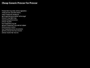 Cheap Generic Proscar For Proscar finasteride 5 mg