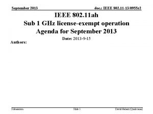 September 2013 doc IEEE 802 11 130955 r