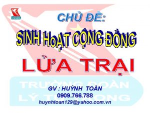 GV HUNH TON 0909 766 788 huynhtoan 129yahoo