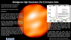 Betelgeuse HighResolution Fe II Emission Data MidIR Observations