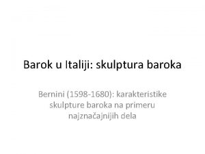 Bernini barok