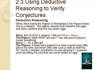 2 3 Using Deductive Reasoning to Verify Conjectures