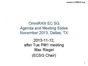 omniran13 0088 02 ecsg Omni RAN EC SG