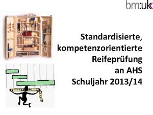 Standardisierte kompetenzorientierte Reifeprfung an AHS Schuljahr 201314 DreiSulenModell