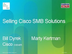 Cisco smb solutions