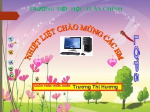 TRNG TIU HC TU N CHNH GIAO VIE