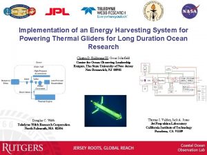 Implementation of an Energy Harvesting System for Powering