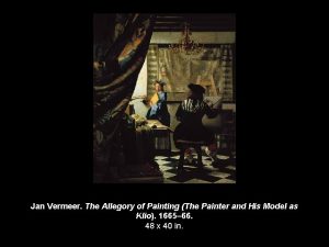 Jan Vermeer The Allegory of Painting The Painter