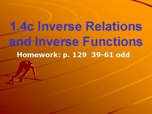 1 4 c Inverse Relations and Inverse Functions