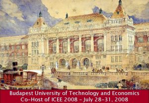 Budapest University of Technology and Economics CoHost of