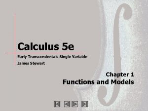 Calculus 5 e Early Transcendentals Single Variable James