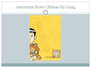 American Born Chinese by Yang Yangs American Born