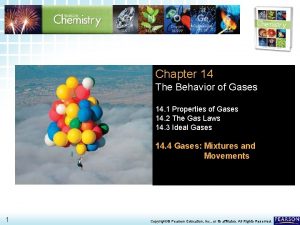 14 4 Gases Mixtures and Movements Chapter 14