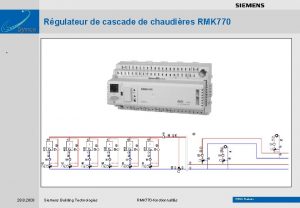 Rgulateur de cascade de chaudires RMK 770 Siemens