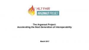 The Argonaut Project Accelerating the Next Generation of