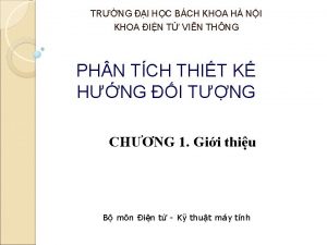 TRNG I HC BCH KHOA H NI KHOA