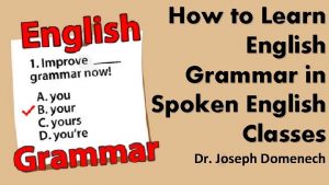 How to Learn English Grammar in Spoken English