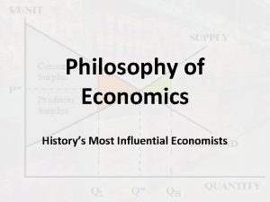 Philosophy of Economics Historys Most Influential Economists Economic