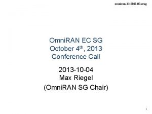 omniran13 0081 00 ecsg Omni RAN EC SG
