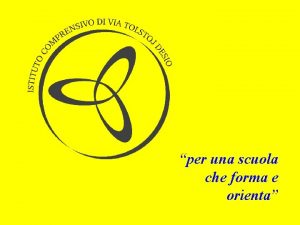 per una scuola che forma e orienta LIstituto