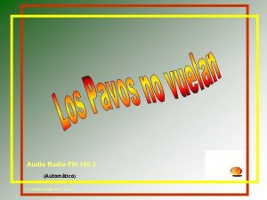 Audio Radio FM 106 3 Automtico sonialilianafioyahoo com