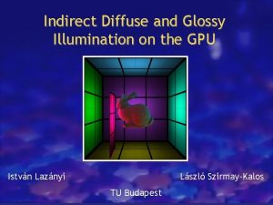 Indirect Diffuse and Glossy Illumination on the GPU