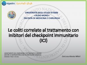 Le coliti correlate al trattamento con inibitori del