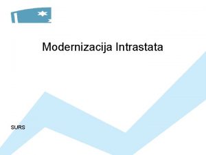Modernizacija Intrastata SURS SIMSTAT in REDESIGN Cilji Dosei