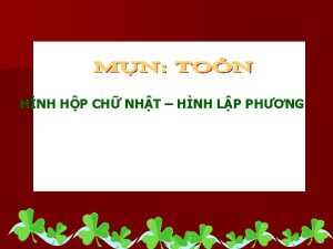 HNH HP CH NHT HNH LP PHNG 1
