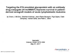 Targeting the 5 T 4 oncofetal glycoprotein with