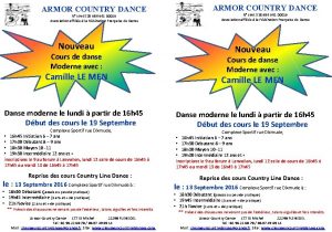 ARMOR COUNTRY DANCE N siret 528 986 961