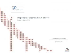 PARTECIPAZIONI Disposizione Organizzativa n 012016 Roma 9 giugno