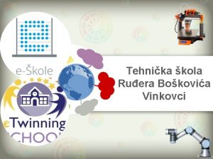 Tehnika kola Ruera Bokovia Vinkovci Zanimanja 12 Tehnika