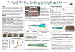 The Effect of Soil Grain Size on Ground